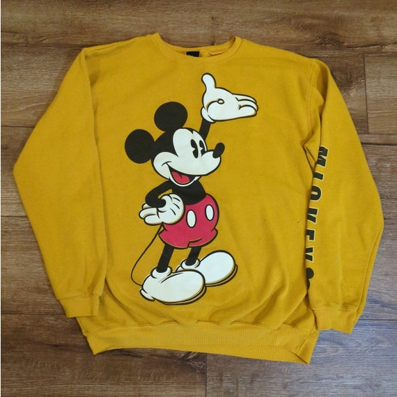 VTG Disney Mickey Mouse Adult Large Pullover Sweat