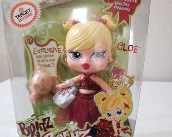 Bratz Babyz Holiday Doll Cloe Holiday Fashion Target Exclusive Blonde Blue MGA