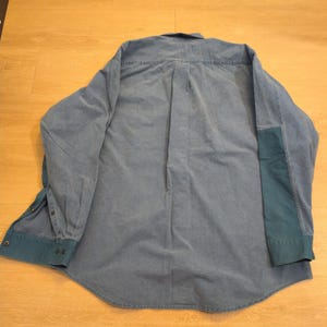 Camisa de caza VTG Browning para hombre, talla XL, de mezclilla azul, bordada con faisán y acolchada. imagen 6
