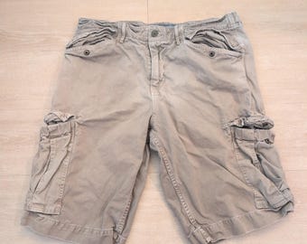 Pantalones cortos cargo holgados Old Navy para hombre, talla 36, color marrón, estilo grunge, estilo skater, estilo vintage Y2K.