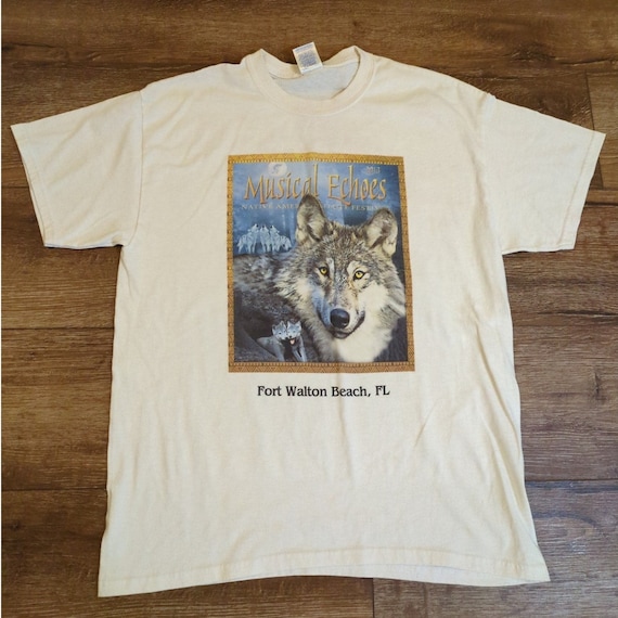 VTG Gildan Wolf Adult Large Short Sleeve Shirt - M