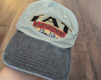 Gorra ajustable VTG Fat Bastard, elaboración de cerveza, alcohol, Washington, retro, grunge