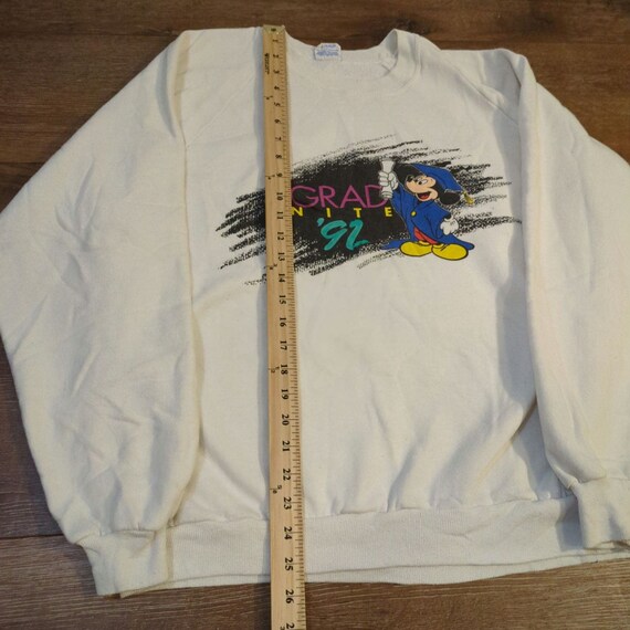 VTG 1992 Disney Grad Nite '92 Adult XL Crewneck S… - image 3