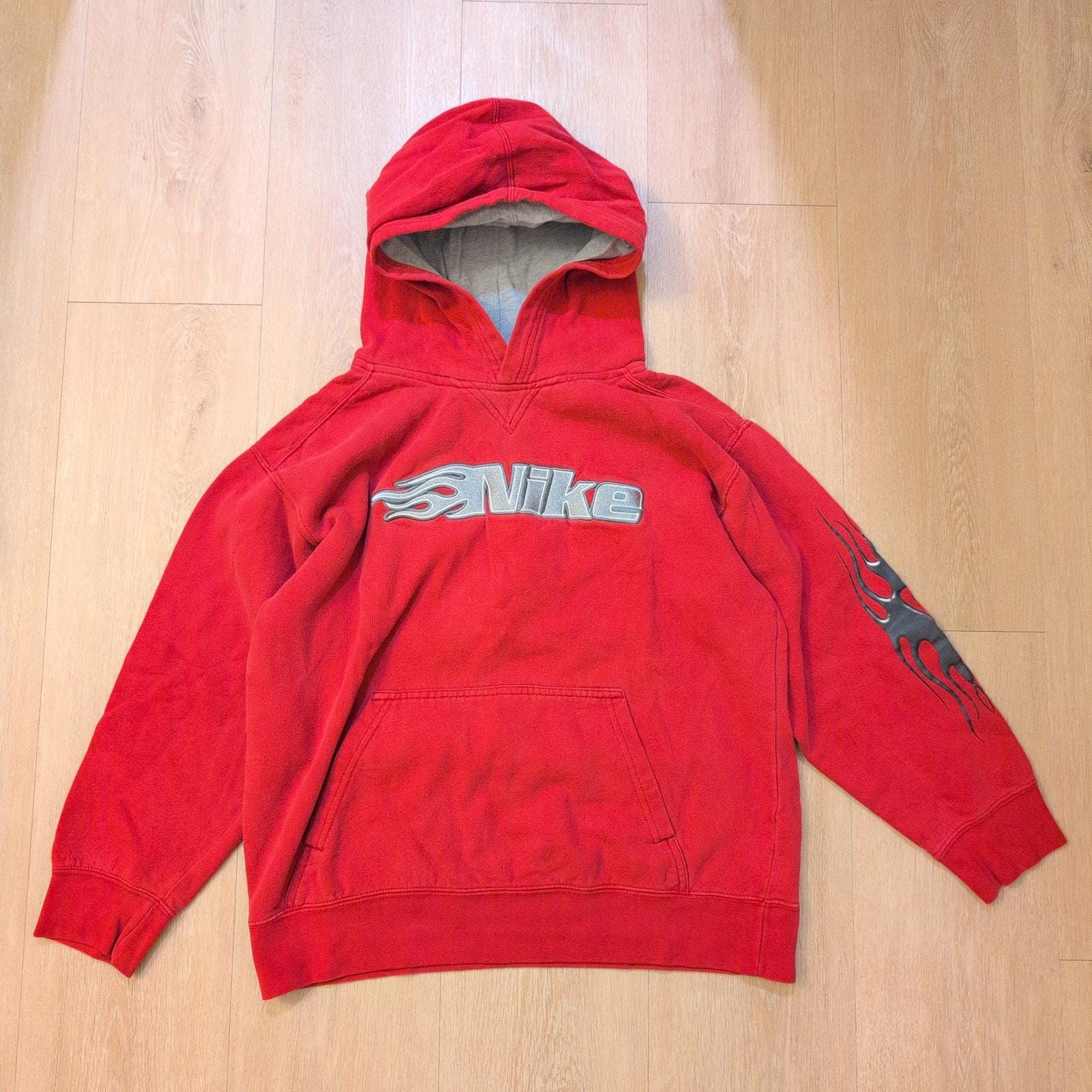 flame nike sweatshirt