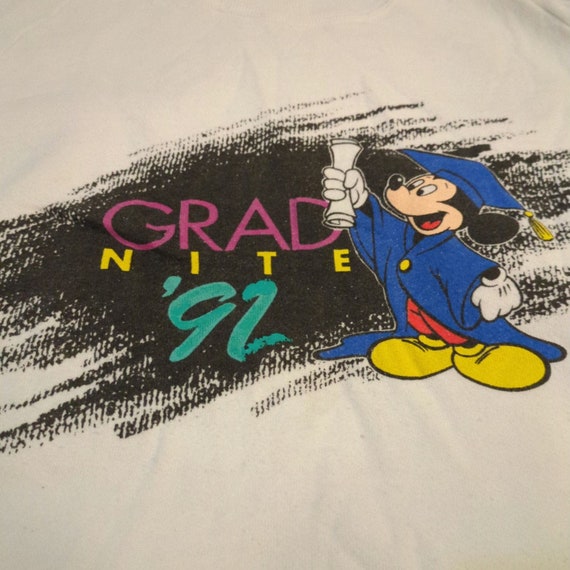 VTG 1992 Disney Grad Nite '92 Adult XL Crewneck S… - image 2