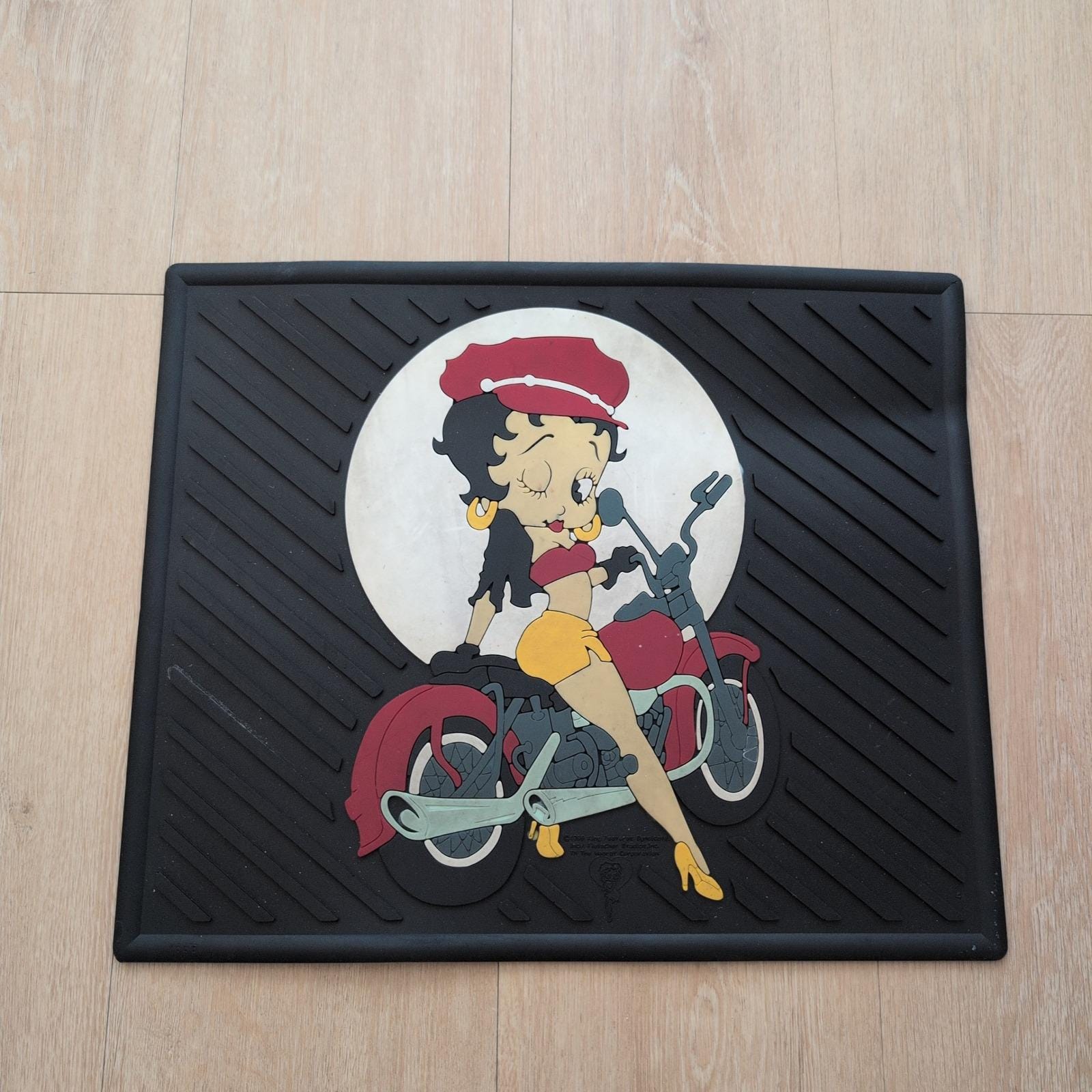 Black Betty Boop on Motorcycle - Etsy