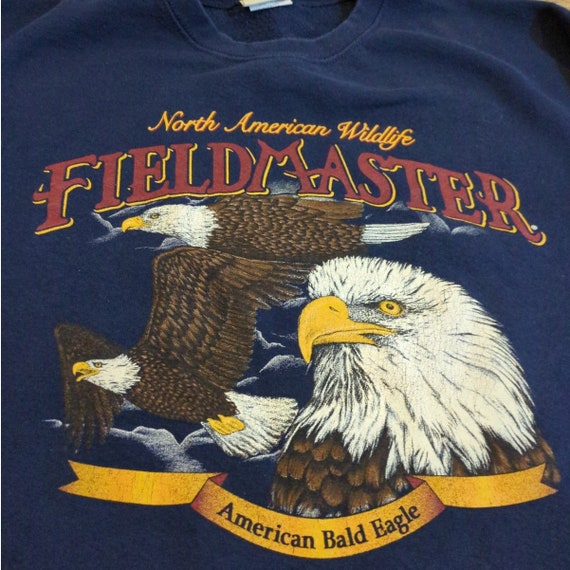 VTG Fieldmaster Large Pullover Sweatshirt America… - image 2