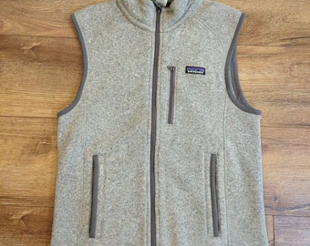 Patagonia Men's Small Better Sweater Vest -Fleece Stonewash Gray Outdoors Hiking