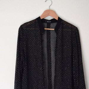 Vintage Nitya Sheer Blouse Size M