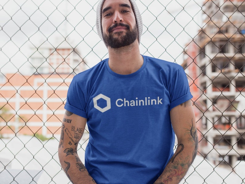 Techlinked Shirt CHAINLINK Shirt (black, Royal Blue, Unisex) / Soft, Comfortable, 100% ...