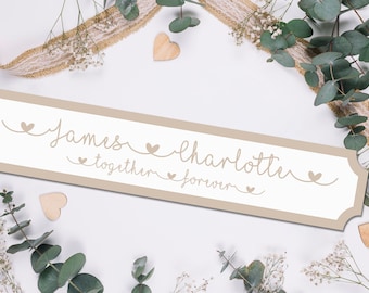 Personalized Wedding Street Sign | Custom Home Decor