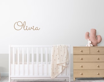 Laser Cut Name Sign, Nursery Wall Decor, 4mm MDF