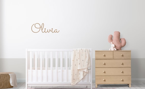 Laser Cut Name Sign, Nursery Wall Decor, 4mm MDF