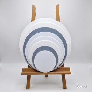 Círculos acrílicos lisos: 3 mm de grosor, varios tamaños, agujeros personalizados (opciones mate/brillante).