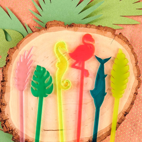 Tiki Swizzle Sticks Etsy