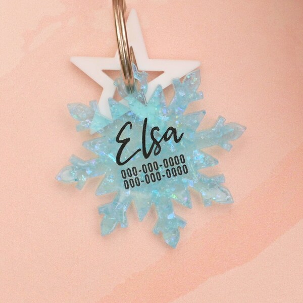 Snowflake Gift Tag Etsy