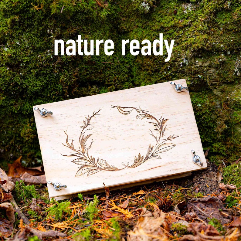 Botanical Heirloom Flower Press Kit Dried Flowers Fall Etsy Canada