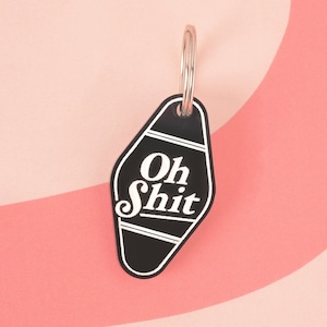 Oh Sh*t Personalized Pet Tag, Cat and Dog ID Tag