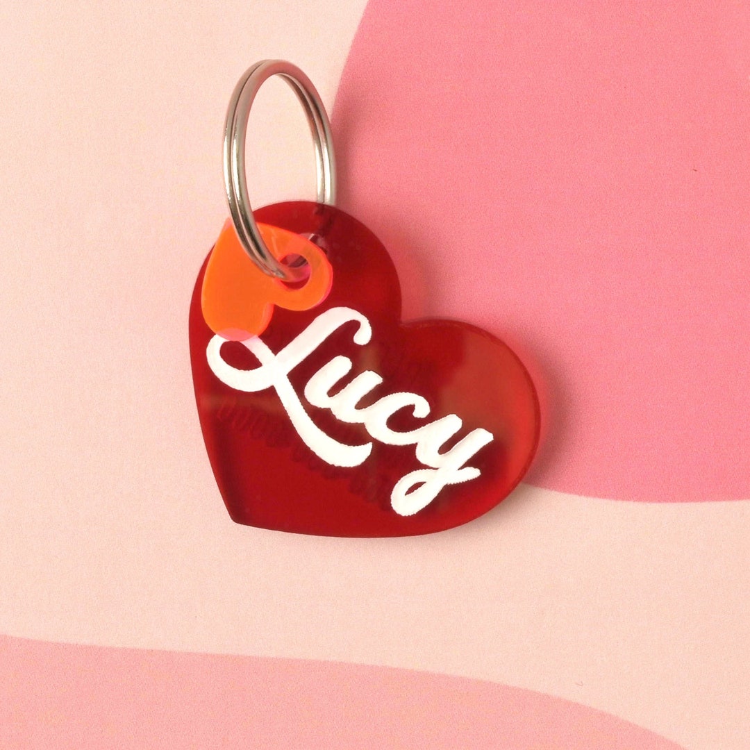 Just Love Lucy Heart Personalized Pet Tag Cat and Dog ID Tag - Etsy Canada Just Love Lucy Heart Personalized Pet Tag Cat and Dog ID Tag - Etsy Canada