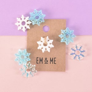 Winter Snowflake, Seasonal Mini, Christmas Tiny Accessory for Pet ID Tag, Cats and Dogs Add-on Charm