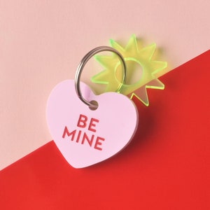 Herz Dog Tag, Konversationsherzen, Valentinstag Herz Haustiermarke, Vorder und Rückseite anpassen, ID-Tag für Katzen und Hunde, personalisiertes Namensschild