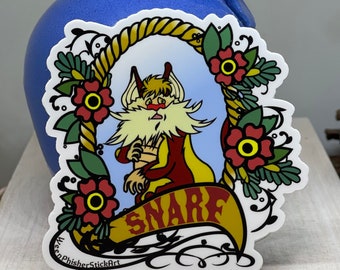 Snarf Tattoo high quality Die cut vinyl Sticker Item #85