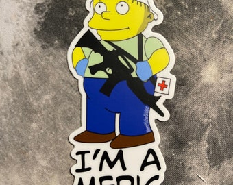 I'm a Medic  die cut sticker ITEM#214
