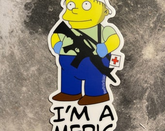 I'm a Medic  die cut sticker ITEM#214