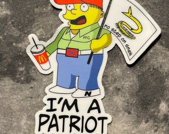 I’m a Patriot  high quality die cut vinyl sticker