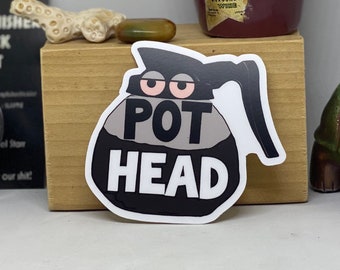 PotHead Coffee Sticker~ Item #24 ~ Sticker