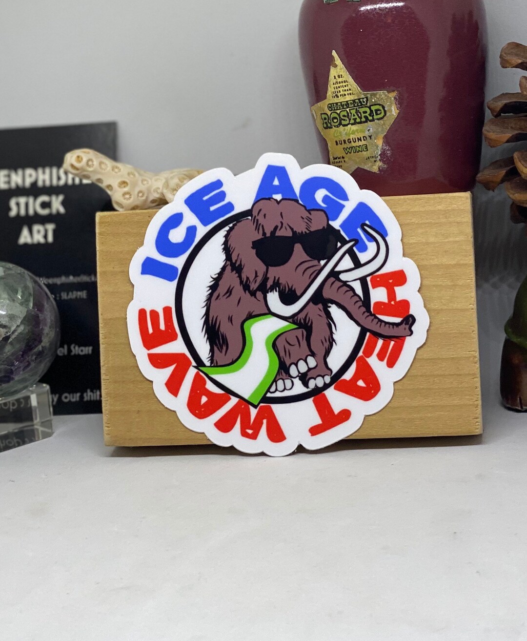 Modest Mouse Sticker: Ice Age Heat Wave Die Cut Vinyl (3