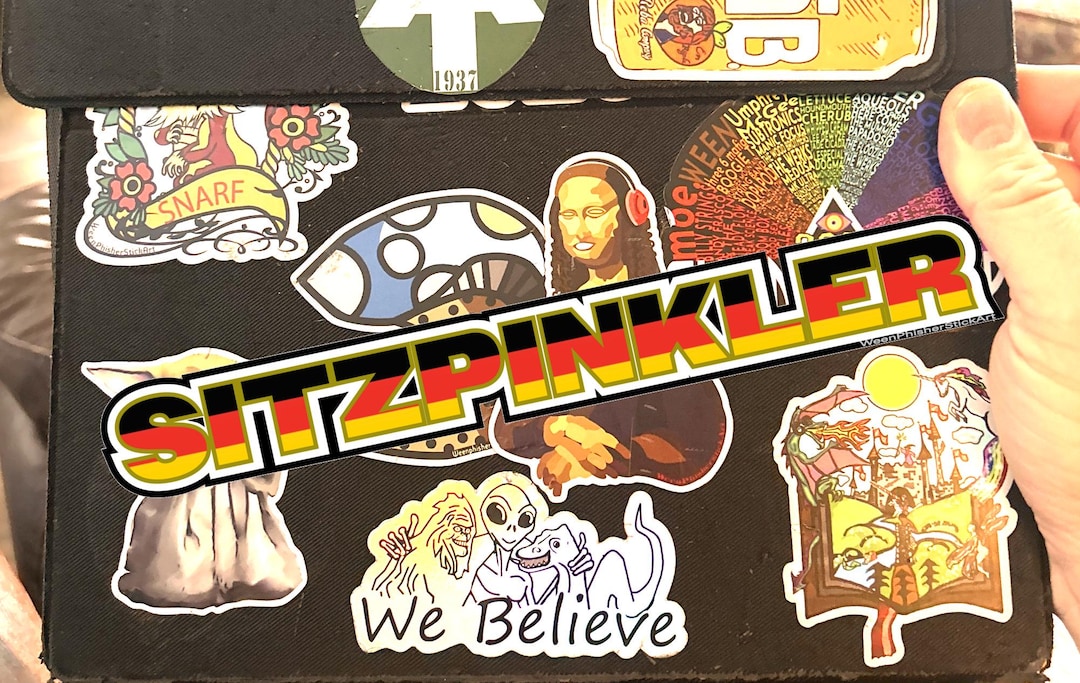 SITZPINKLER Bumper Sticker - Etsy