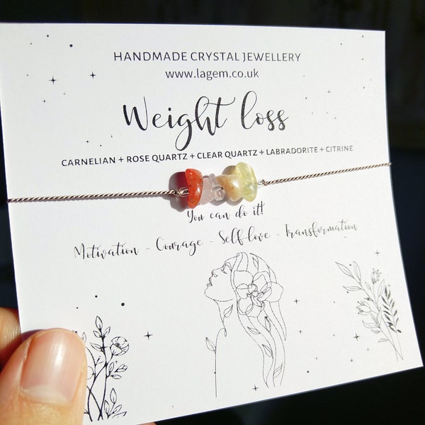 Weight Loss Bracelet Etsy UK