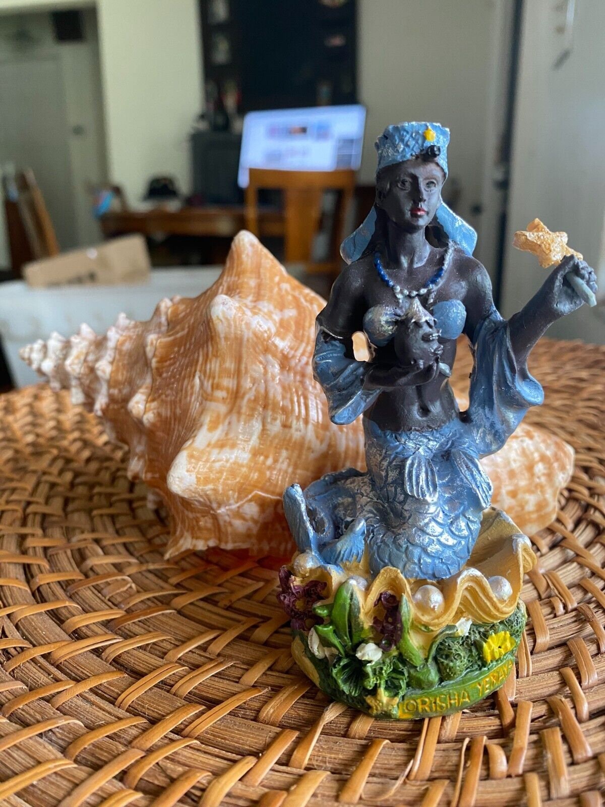 Yemaya Orisha Statua Sea Goddess Statue Yemaya Yemanja Orisha Santeria