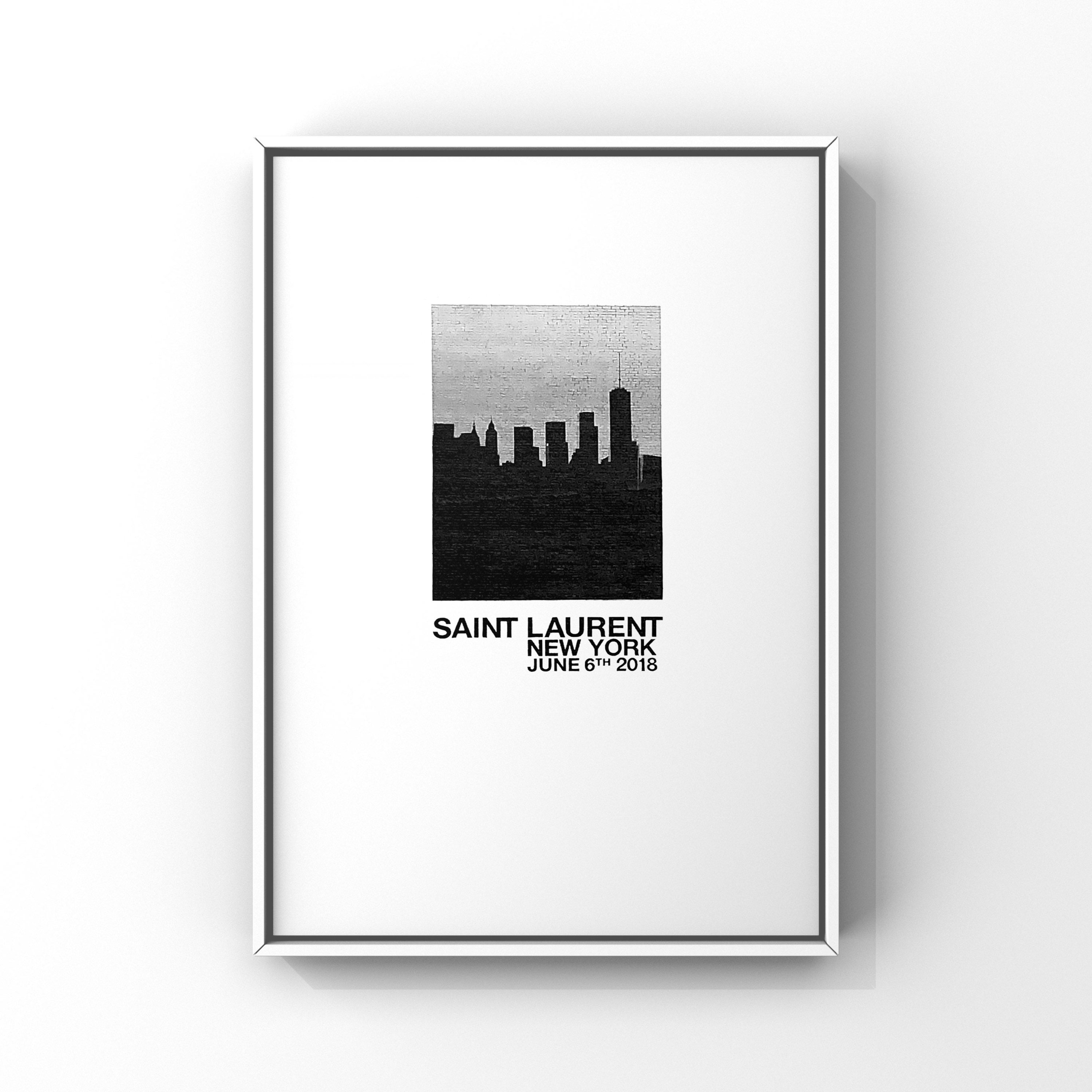 Yves Saint Laurent - Photographic print for sale