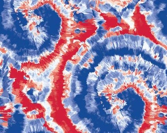 Riley Blake - Tie Dye Americana - Fabric by Yard