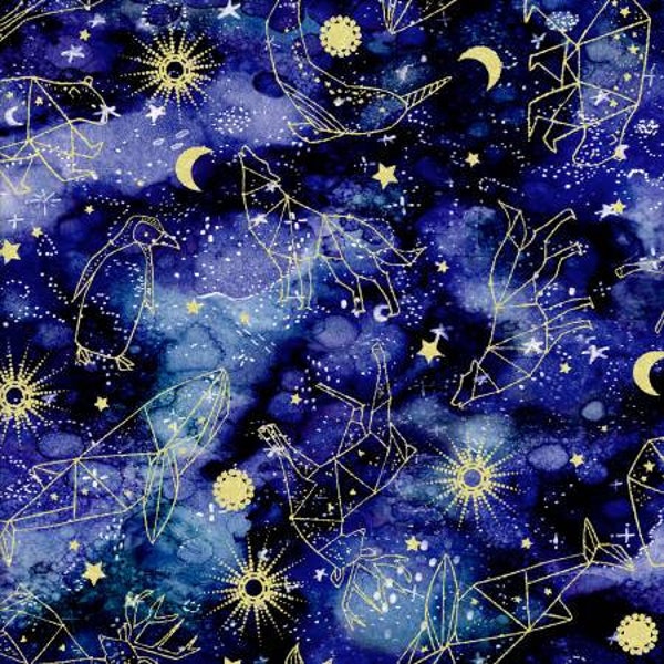 3 Wishes - Arctic Wonder Metallic - Fabric by yard