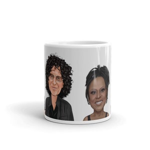 Howard Stern Fan Mug Robin Quivers, Baba Booey, Fred Norris image 4