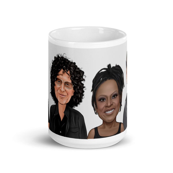 Howard Stern Fan Mug | Robin Quivers, Baba Booey, Fred Norris