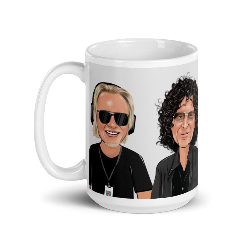 Howard Stern Fan Mug Robin Quivers, Baba Booey, Fred Norris image 6