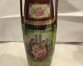 Antique Vintage Prov. Saxe E.S. Germany Erdmann Schlegelmilch Porcelain Vase