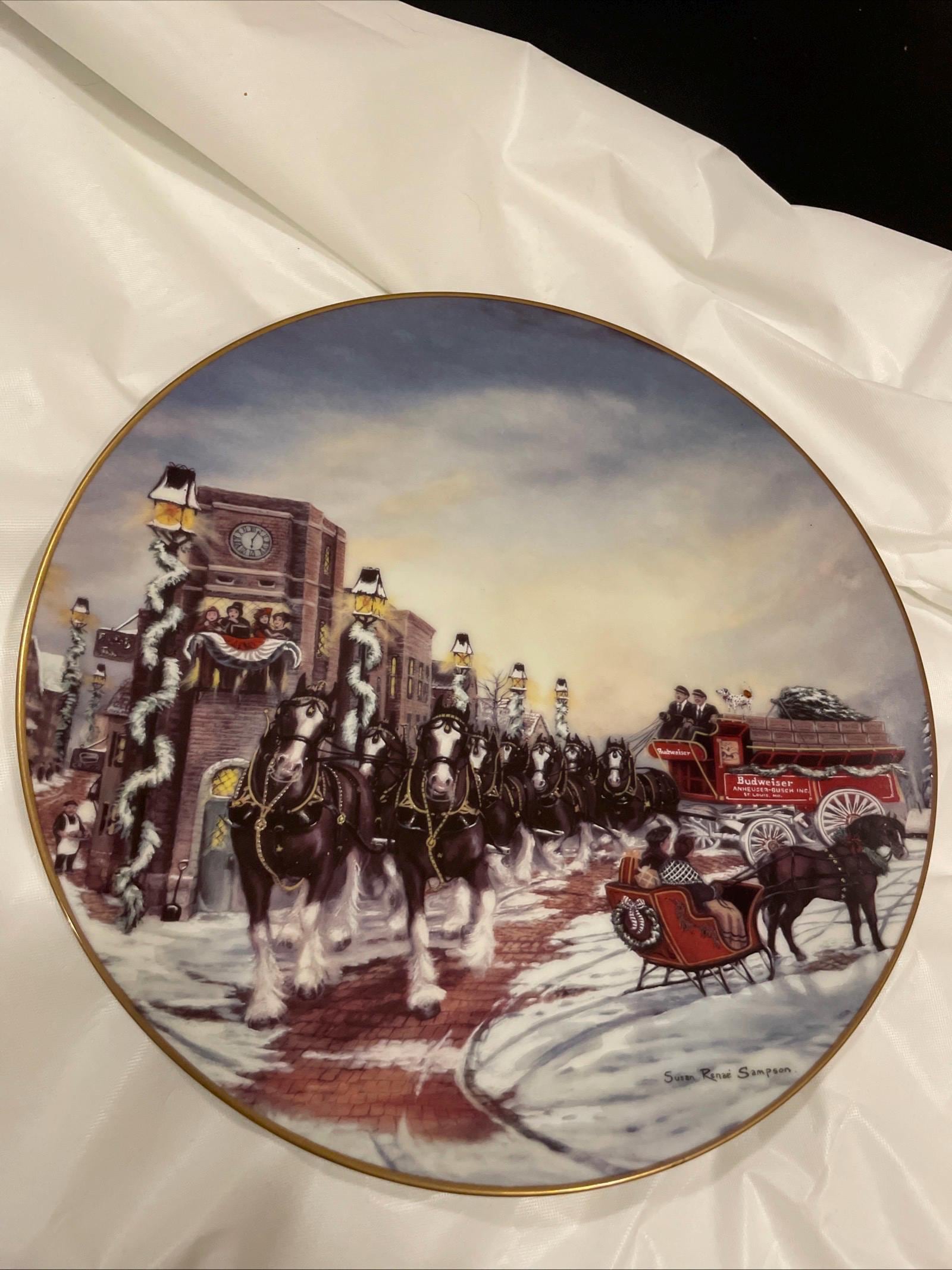 アンティーク　Budweiser エッチングプレート Budweiser Plates - Etsy