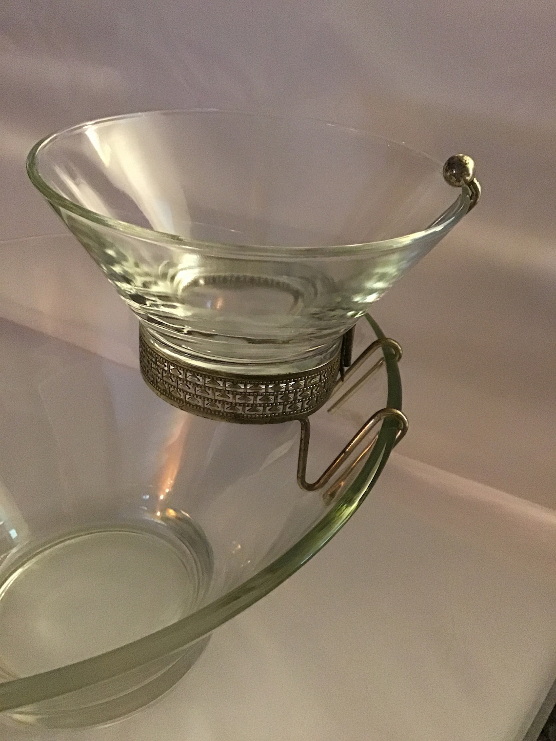 Vintage Anchor Hocking Chip and Dip Bowl Etsy