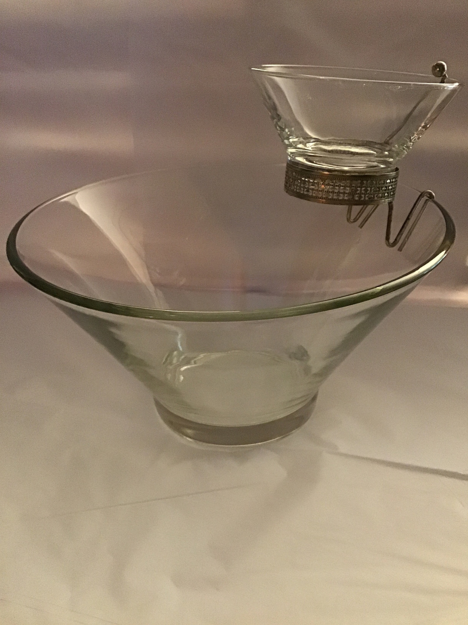 Vintage Anchor Hocking Chip and Dip Bowl Etsy