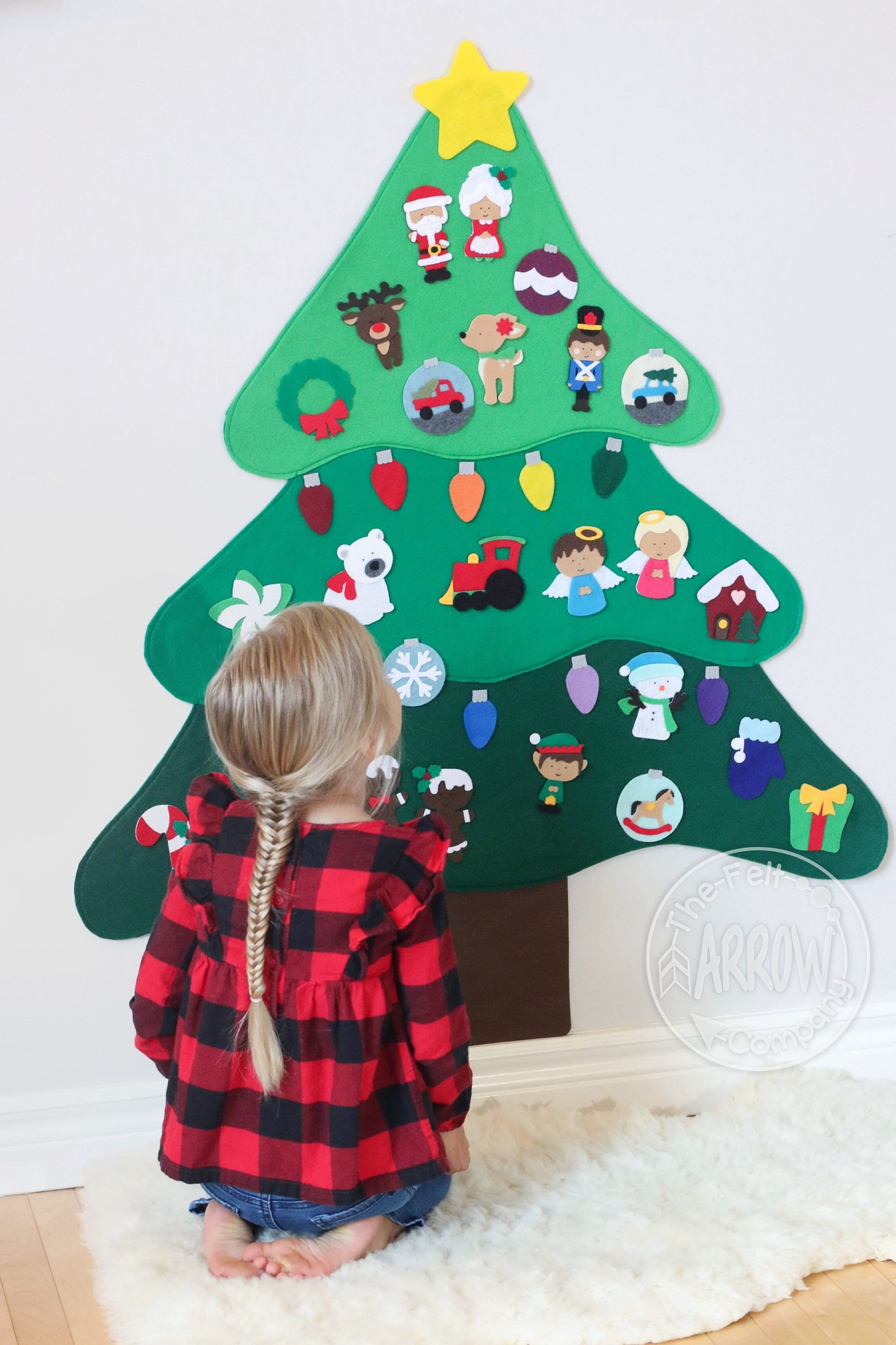 Felt Christmas Tree Ornaments - Etsy