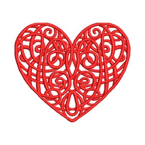 Celtic Heart Embroidery Design