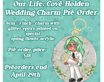 Our Life: Beginnings and Always Wedding Cove Holden Spring Flowers Acrylic Keychain Preorders