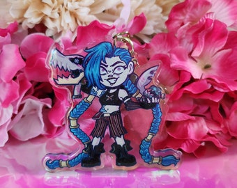 Arcane: League of Legends Jinx Acrylic Charm