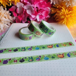 Nastro adesivo Washi Pikmin 15 mm x 10 m