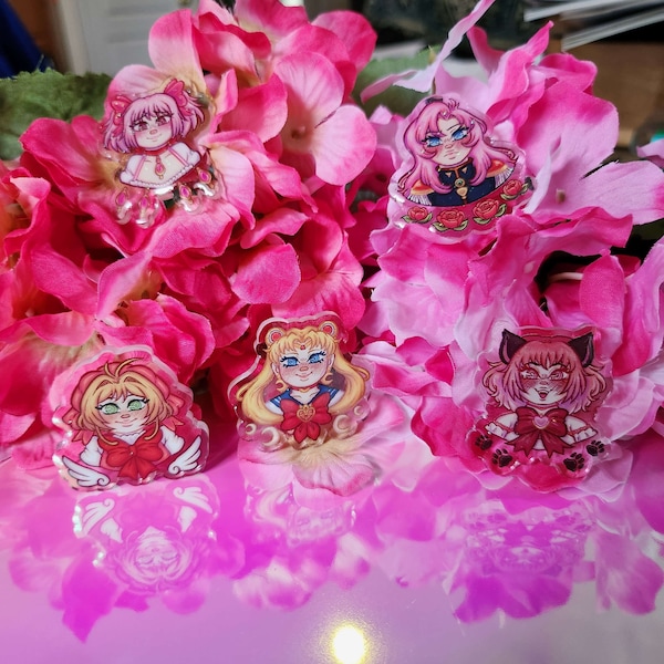 Mahou Shoujo / Magical Girl Acrylic Pins